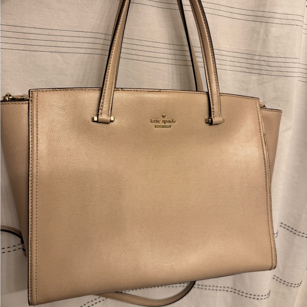 Kate Spade Tan Leather Tote